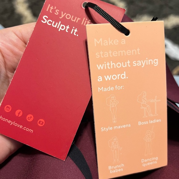 HoneyLove Boldness Tank Shapewear Plus Sculpt Fig Purple Size 1X - NWT - Picture 9 of 11